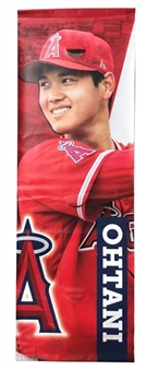 2018 Shohei Ohtani Over-sized 108" x 36" Banner That Hung at Angels Stadium During Rookie Season